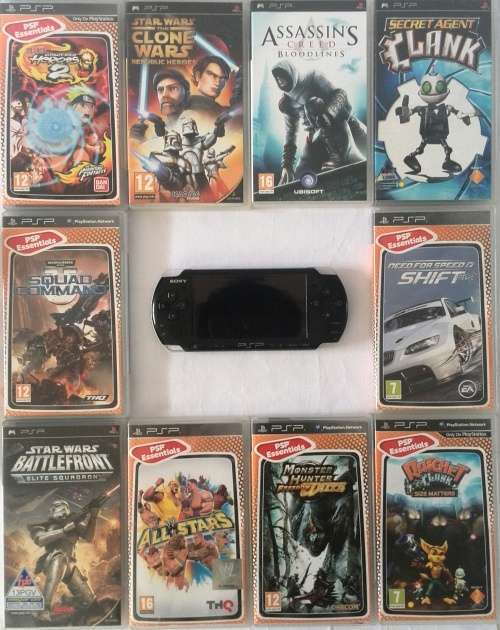 PSP Bundle Plus 10 Games!