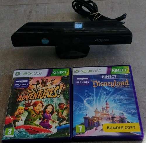 Xbox 360 Kinect Bundle + Two Games!