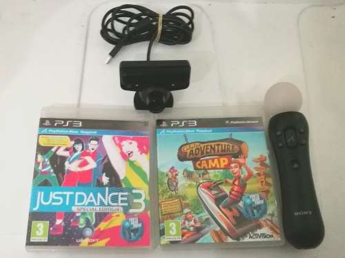 Playstation 3 Move Bundle and 2 Games (PS3)