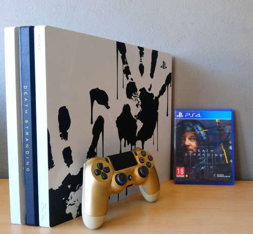 RARE Limited Edition Death Stranding PlayStation 4 Pro 1TB and 4 Games.