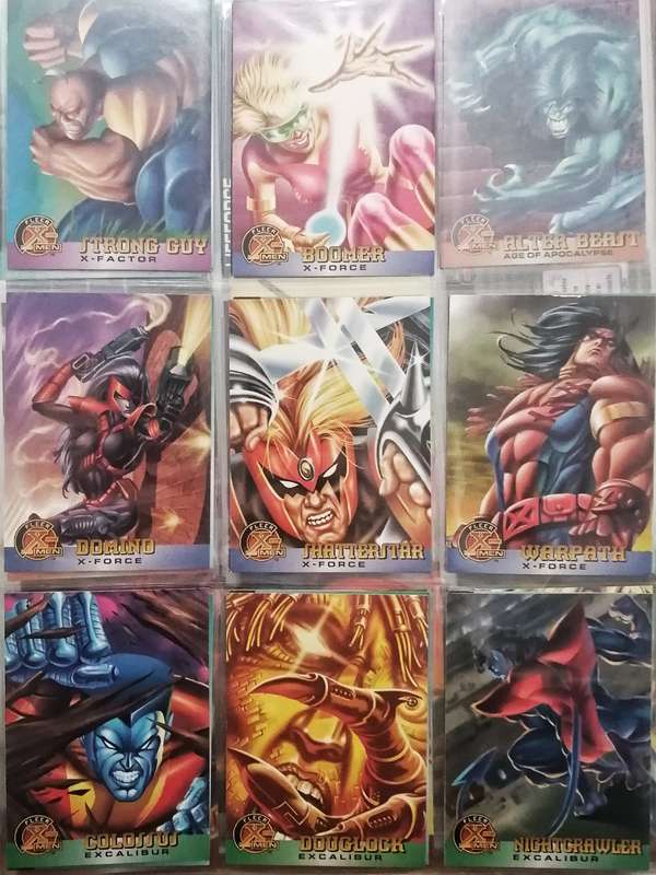 Fleer X-Men Mint Condition card Collection