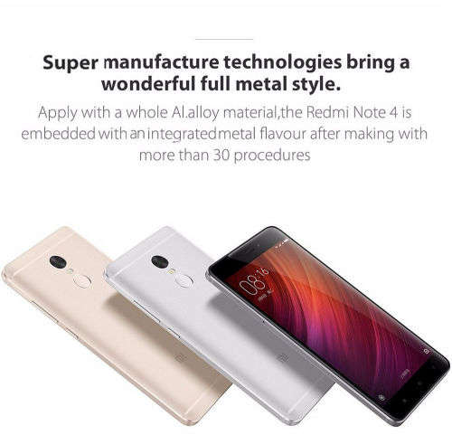 Xiaomi Redmi 4 5.0 inch 2.5D Fingerprint 3GB RAM 32GB ROM Snapdragon 625 Octa-core 4G Smartphone