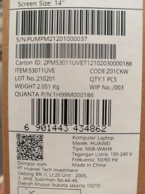 Huawei Matebook in mint condition