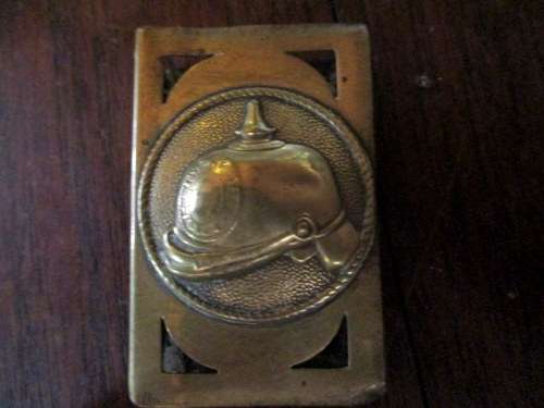 BRASS MILITARY MATCHBOX HOLDER!!! WW1??