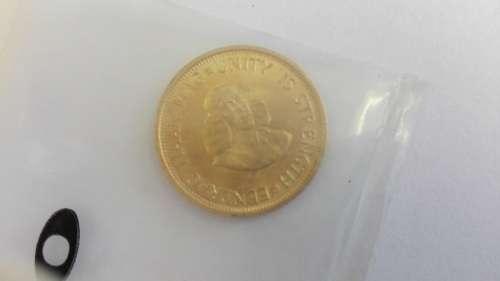 1965 GOLD R2 REPUBLIC OF SOUTH AFRICA COIN