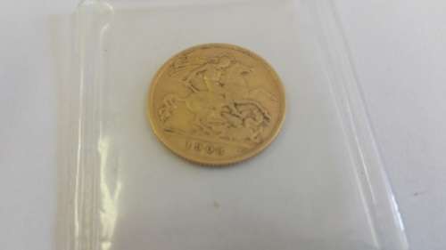 1908 GOLD HALF SOVEREIGN