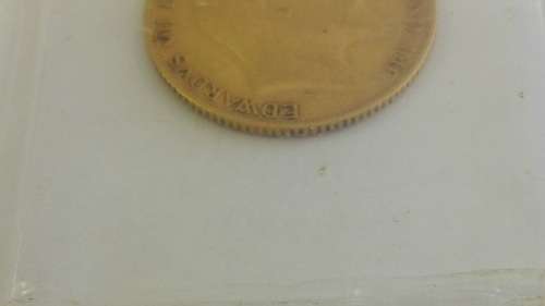 1908 GOLD HALF SOVEREIGN