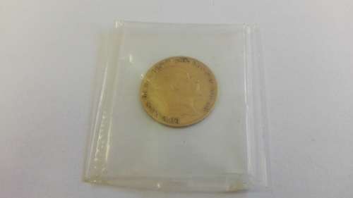 1908 GOLD HALF SOVEREIGN