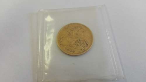 1908 GOLD HALF SOVEREIGN