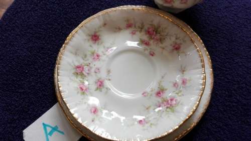 A- PARAGON CHINA - "VICTORIANA ROSE" TRIO!!!