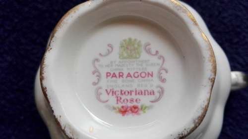 D - PARAGON CHINA - "VICTORIANA ROSE" TRIO!!!