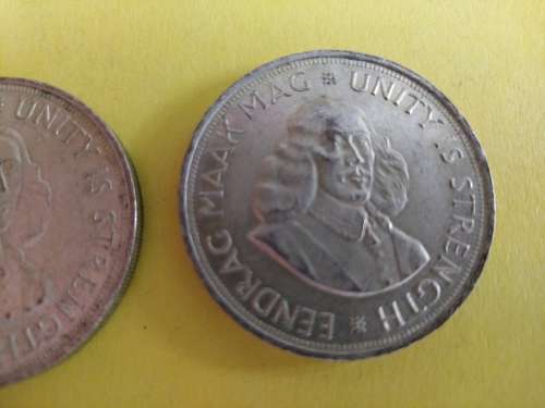 LOT #1 FOUR 1964 SOUTH AFRICAN 50 CENTS COINS