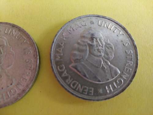 LOT #1 FOUR 1964 SOUTH AFRICAN 50 CENTS COINS