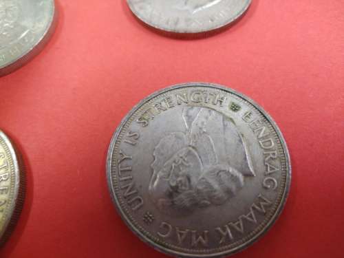 LOT #3 FOUR 1964 SOUTH AFRICAN 50 CENTS COINS