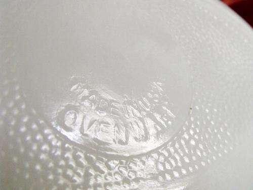 Vintage Ovenware Pyrex Dish with Lid - Blueberry Pattern