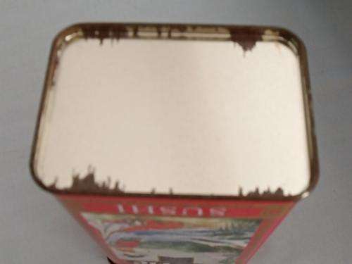 Red Tastic Sushi Rice Tin with Japanese Lady