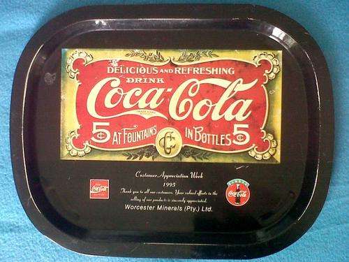 Coca Cola Tin Tray 1995