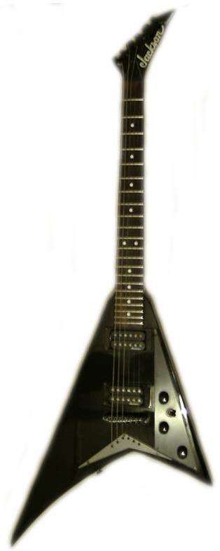 Jackson Flying V and Washburn 25W amp