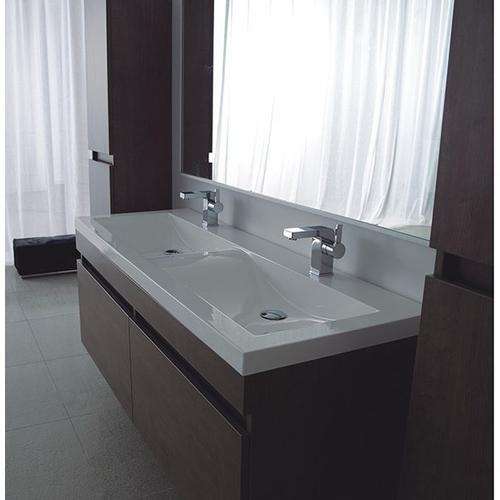 Double bathroom vanity /cabinet - 2 soft closing drawers- WALL MOUNTED, 4 colours