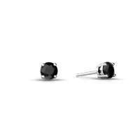 Beautiful Black Onyx solid sterling silver studs.