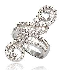 Gorgeous DESIGNER Inspired Baroque Ring *SOLID Sterling Silver*