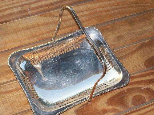 LOVELY EPNS SILVER PLATED BASKET