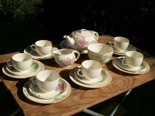 BURLEIGH WARE BALMORAL TEA SET R1 START