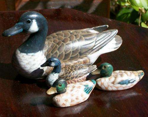 COLLECTION OF WOODEN DUCKS ##CRAZY R1 START##