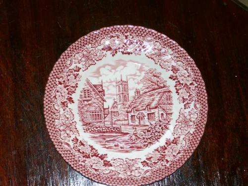 IRONSTONE HOSTESS TABLEWARE "MERRIE OLDE ENGLAND" SIDE PLATE