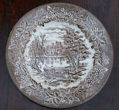 ENGLISH IRONSTONE TABLEWARE "CASTLES" PLATE
