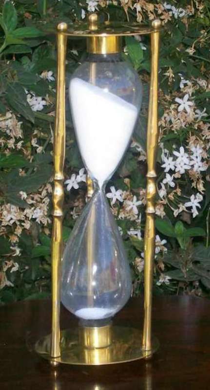 BRASS HOUR-GLASS