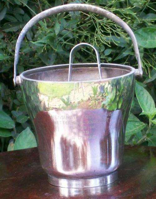 ICE BUCKET & TONGS TROPHY