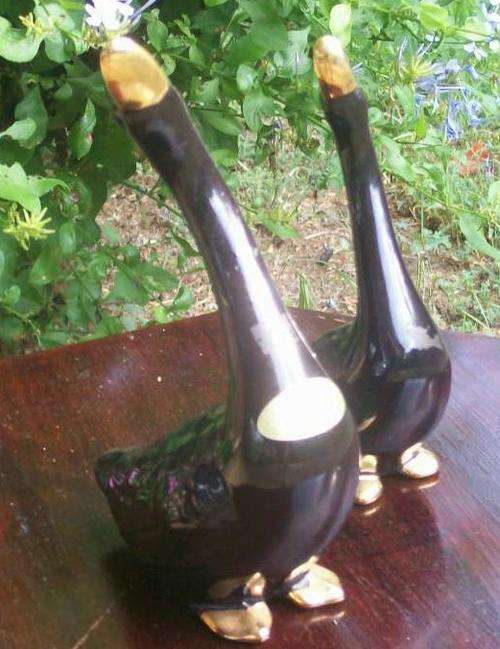 PAIR OF GIOVANNELLI GEESE