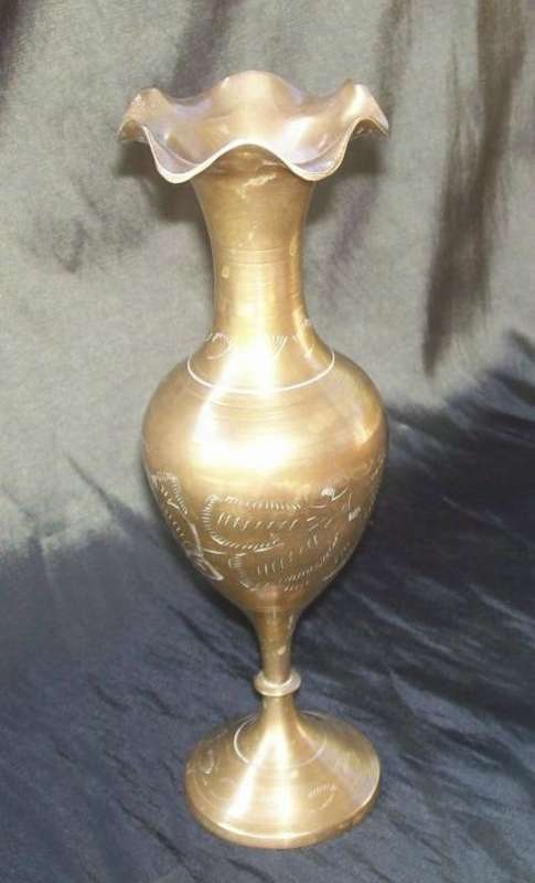 BRASS VASE