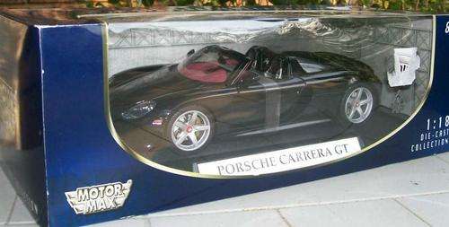 PORSCHE CARRERA GT DIE CAST 1:18 MOTORMAX