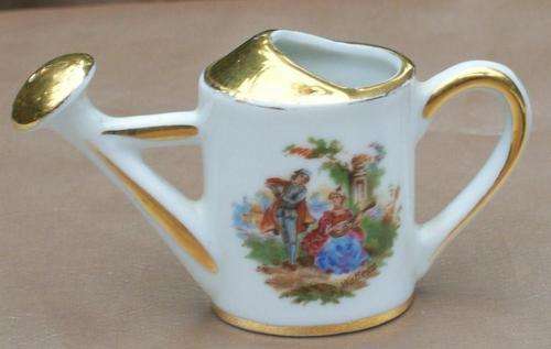 LIMOGES MINIATURE WATERING CAN