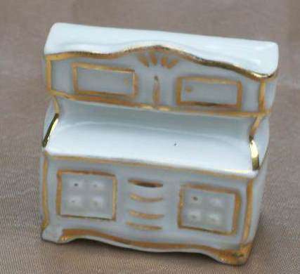 LIMOGES MINIATURE CUPBOARD