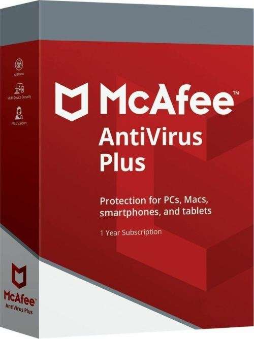 McAfee Antivirus PLUS 2021  | 1 YEAR | 10 DEVICES | Supports Windows + Mac + Andriod + IOS