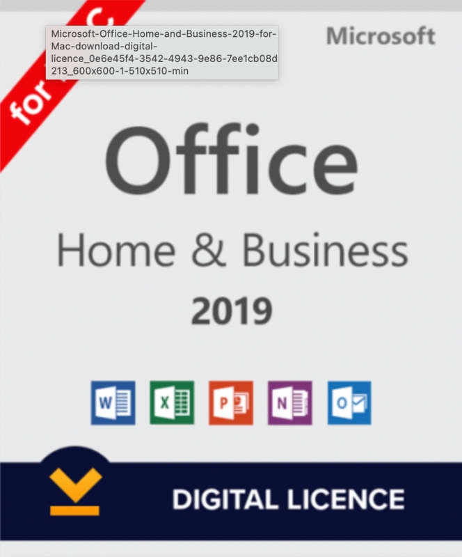 Microsoft Office 2019 Home & Business for Mac