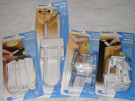 Safety 1st Products - Cushion Corners, Cabinet latches & Slide locks