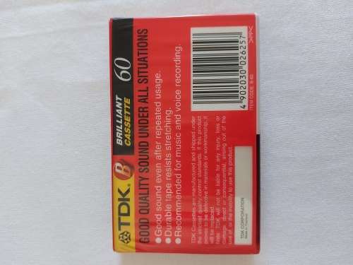 TDK B60 Cassette New Sealed