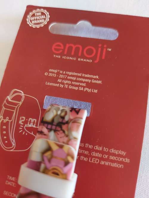 Kids Emoji Touch LED watch