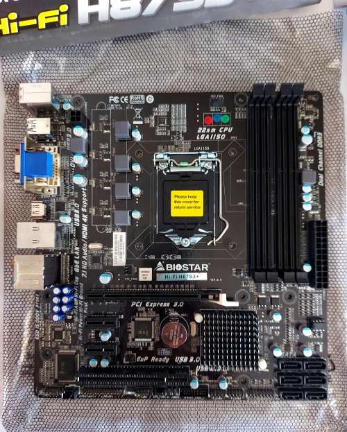 New Biostar Intel 4th Gen Motherboard