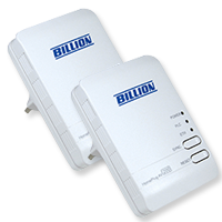 Billion BiPac P106 R2 HomePlug AV 200 Ethernet Adapter Kit (2 x BiPac 2073 R2)