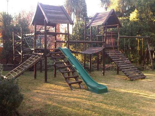 Wooden Jungle Gym