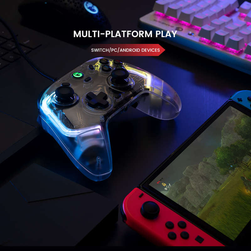 GameSir T4 Kaleid Wired Gamepad with Hall Effect for Nintendo PC Steam