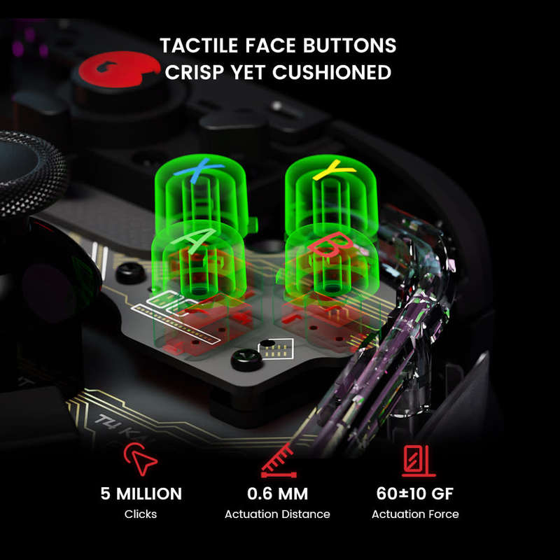 GameSir T4 Kaleid Wired Gamepad with Hall Effect for Nintendo PC Steam