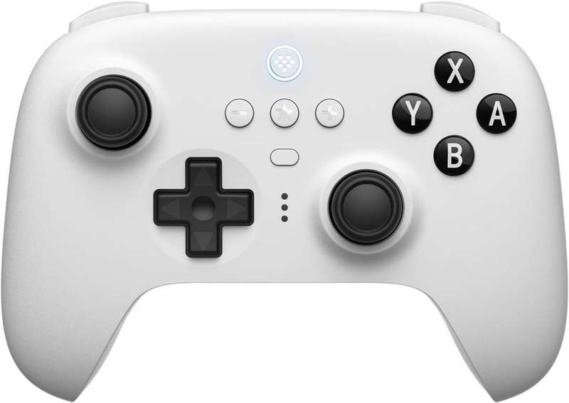 8BitDo Ultimate Bluetooth & 2.4g Controller with Charging Dock for Switch and Windows - White