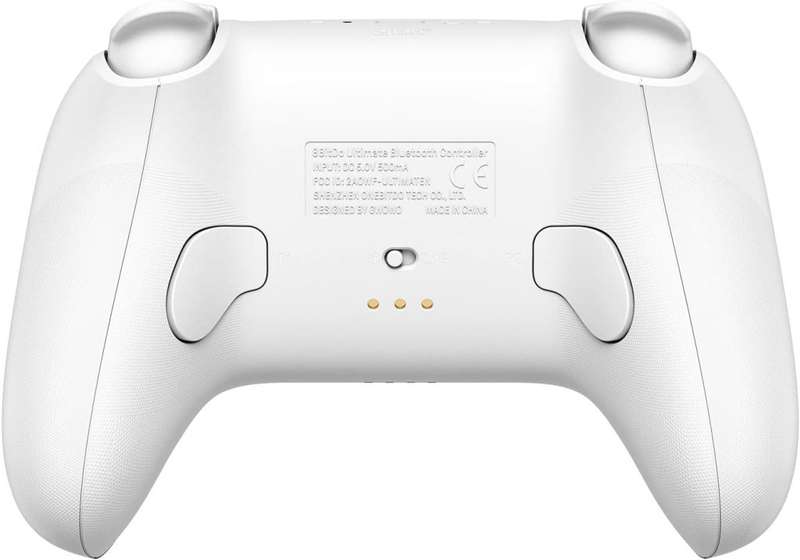 8BitDo Ultimate Bluetooth & 2.4g Controller with Charging Dock for Switch and Windows - White