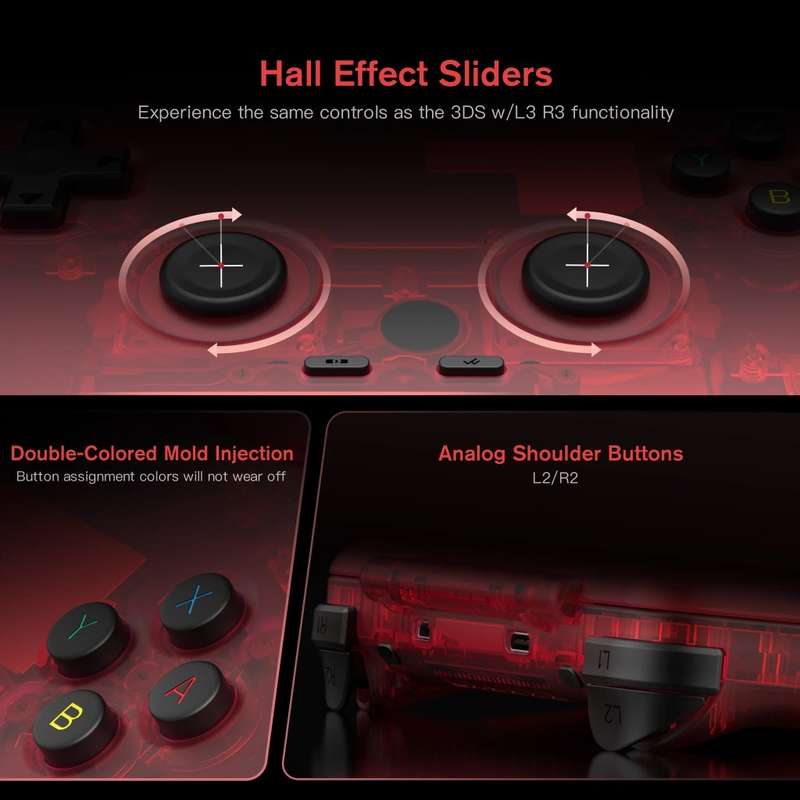 Retroid Pocket Flip 4.7` Handheld Console with Android 11 - 4 Colours Available